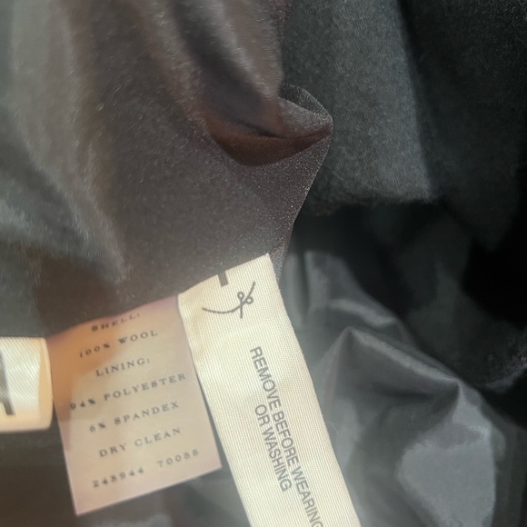 Ann Taylor Wool Double Breasted Military Style Jacket 0 - Picture 6 of 8